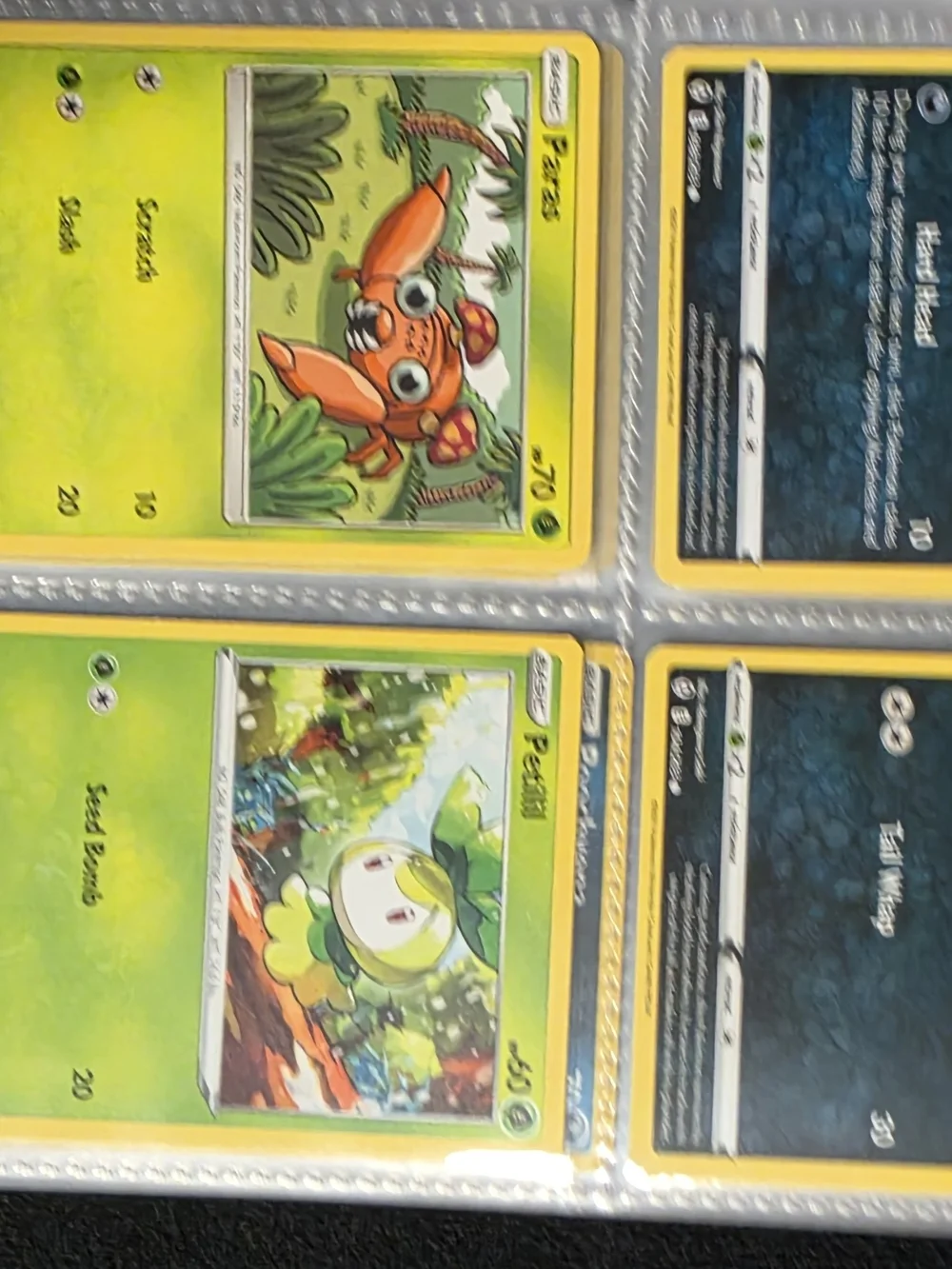 Pokemon Red and Blue Pokemon Card Binder And 53 Pokemon Cards.